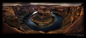 The Horseshoe bend of the Colorado River, Arizona