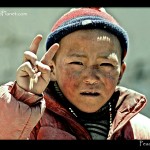 peace in tibet, kid in tingri