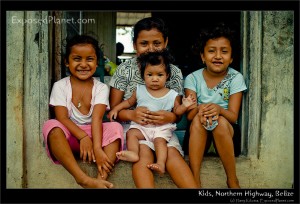 Kids in Northen Belize. (c) Harry Kikstra, ExposedPlanet.com